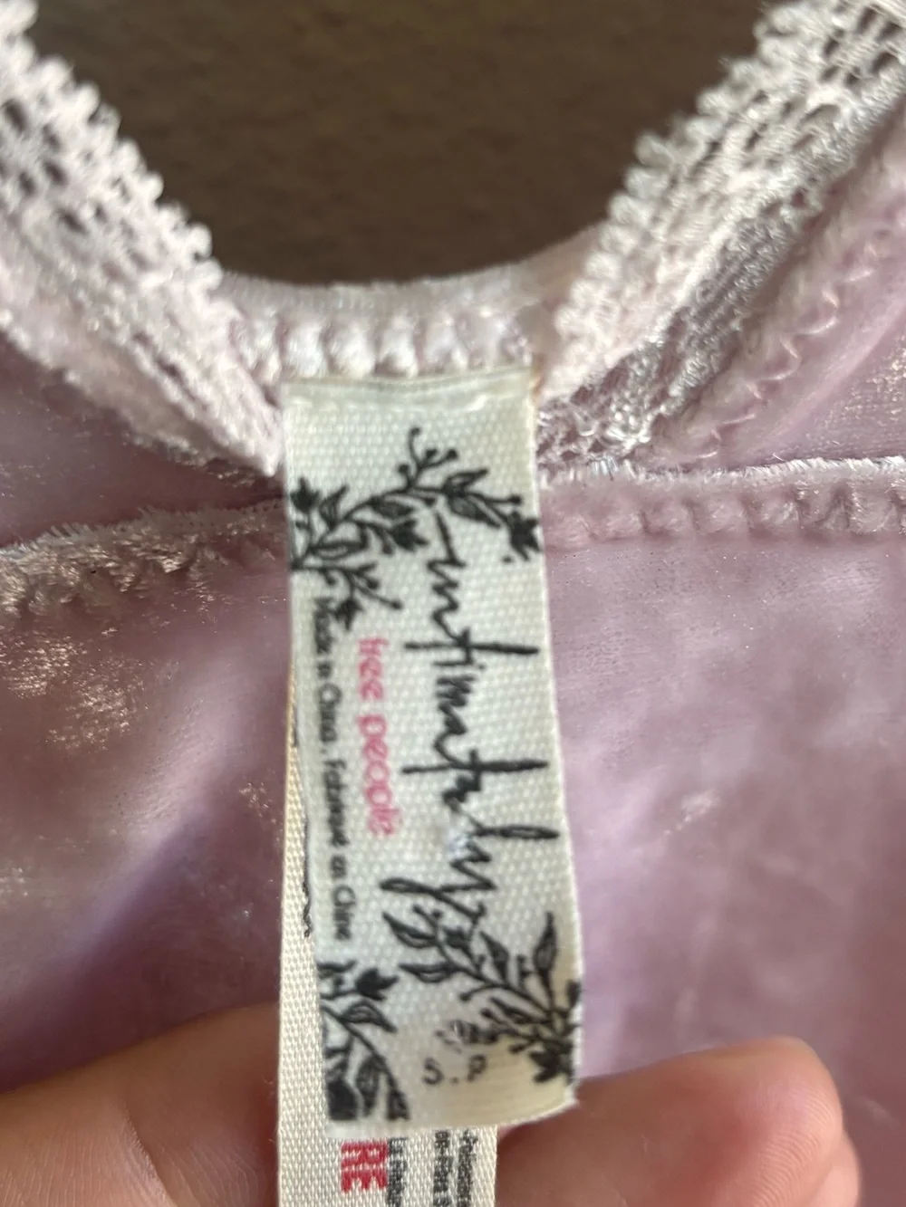 Free People Velvet Mini Dress
